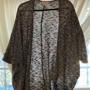 Mossimo Black and cream Cardigan